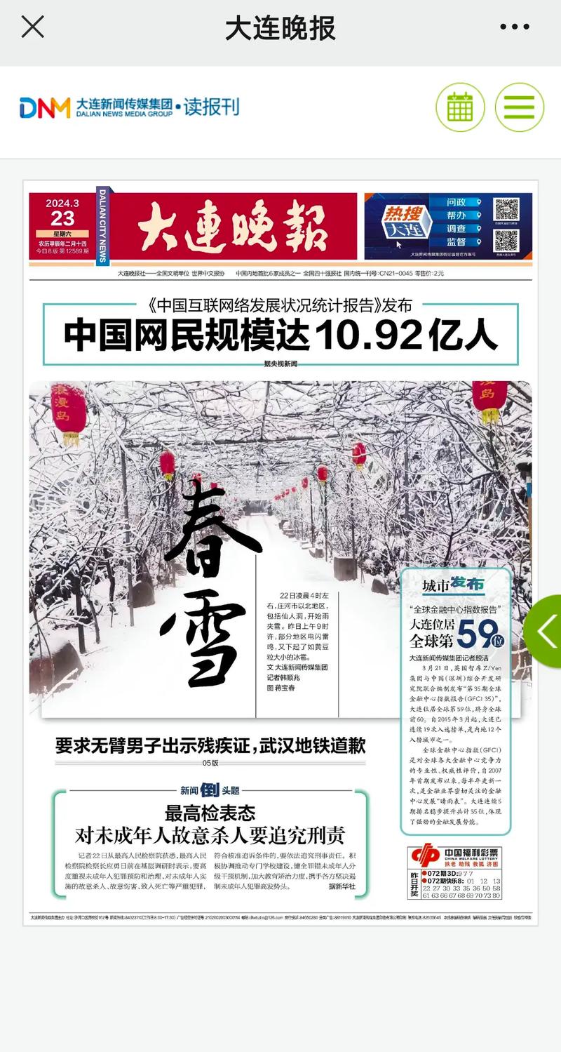 大连晚报数字报缩略图