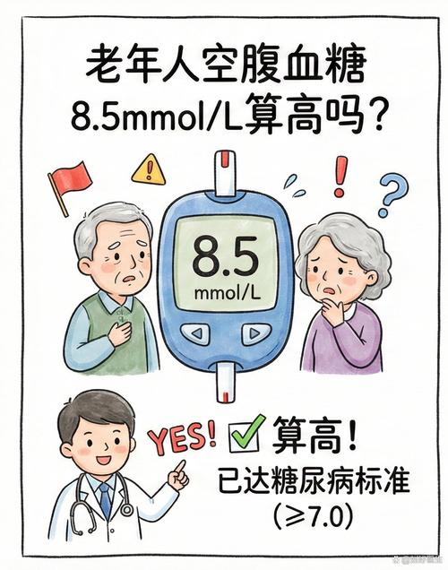 老年人空腹血糖8.5算不算高