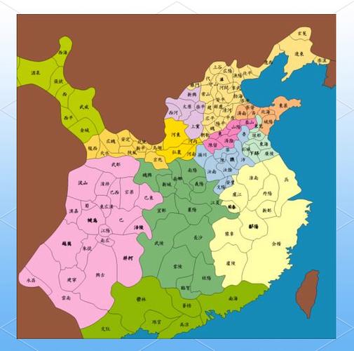 三国各州郡地图