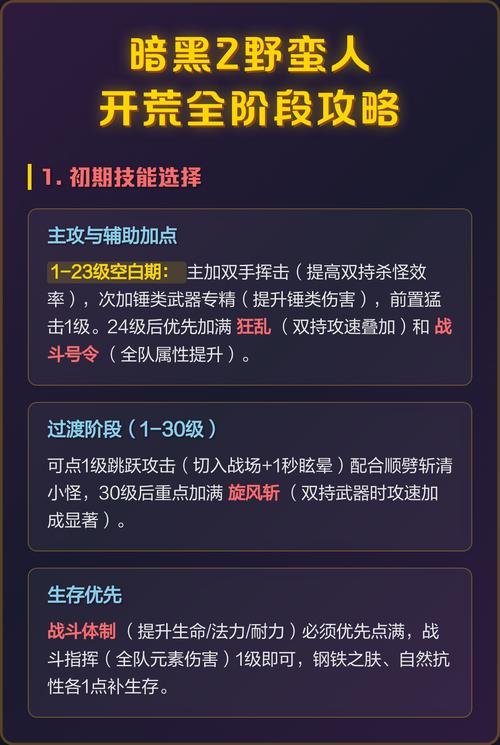 暗黑2非资料片开荒攻略