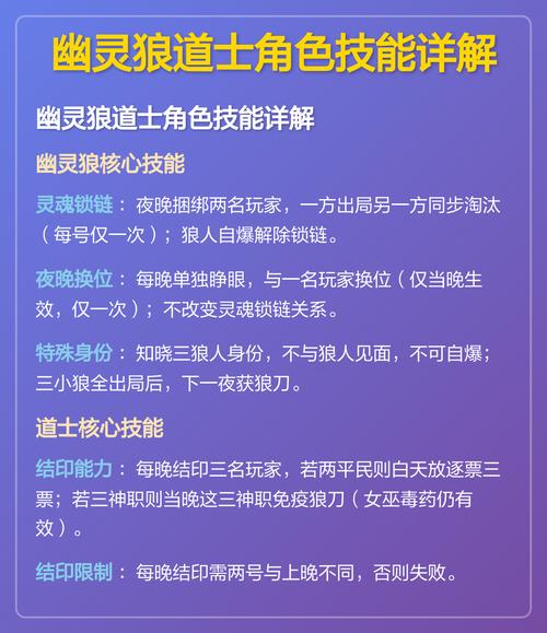 幽灵狼道士板子介绍