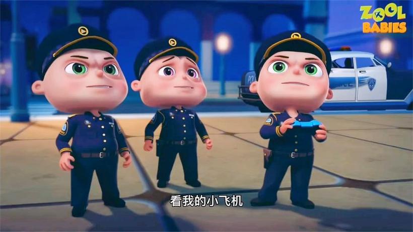 警察抓小偷动画片3-6岁