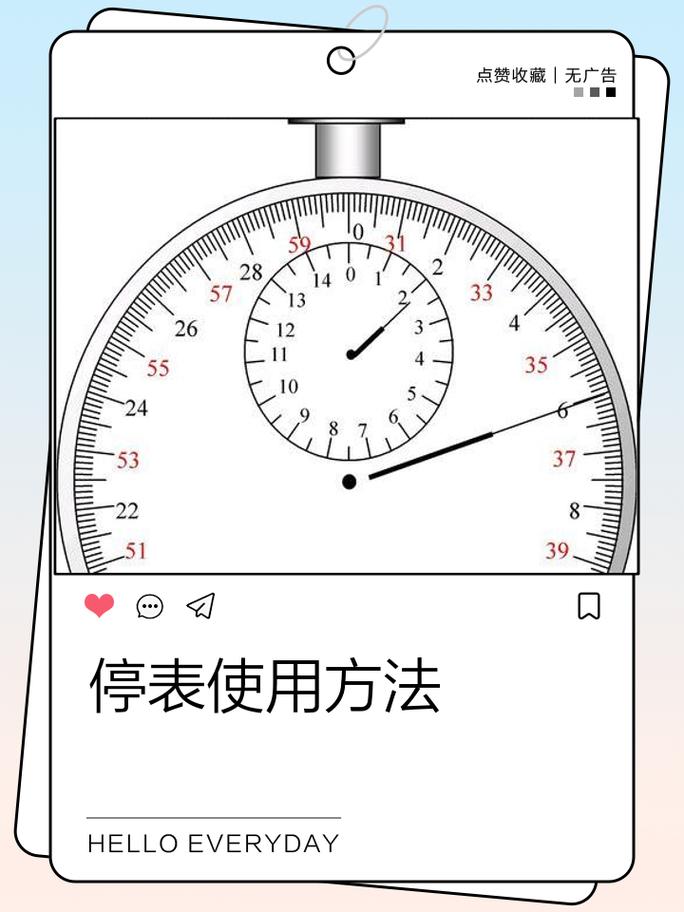 60S机械停表的读数方法
