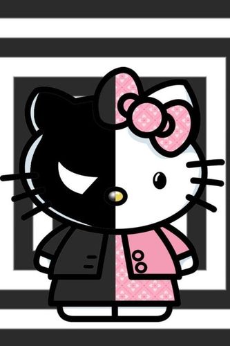 暗黑kitty猫图片