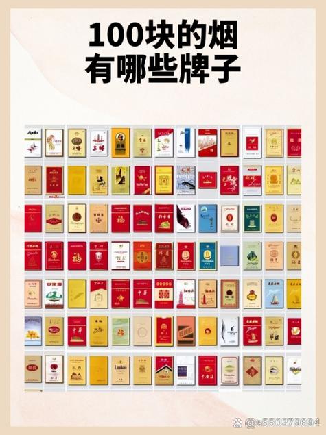 小目标烟100元图片