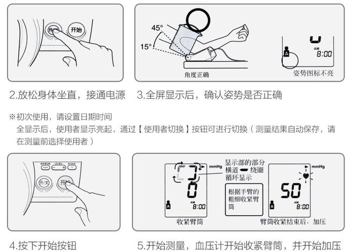 欧姆龙血压计怎么调图标