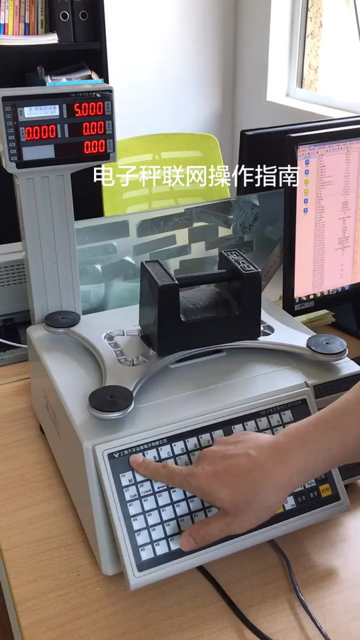大华电子秤标签设置教程