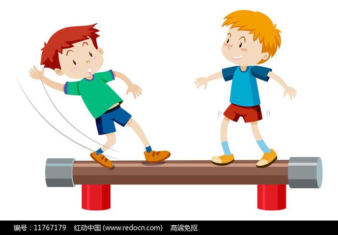 快乐行走独木桥