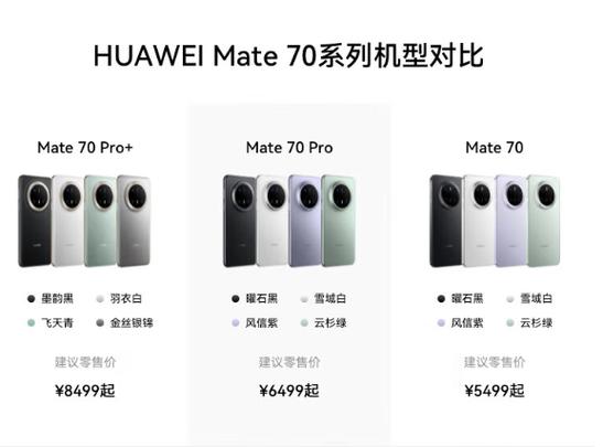 华为mate和麒麟系列哪个好