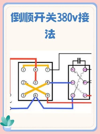 380的倒顺开关接220的电机怎么接