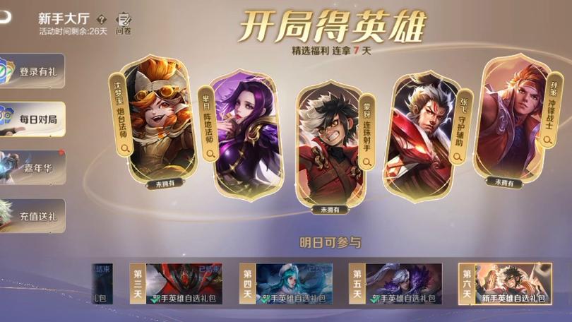 王者有哪些英雄游戏截图