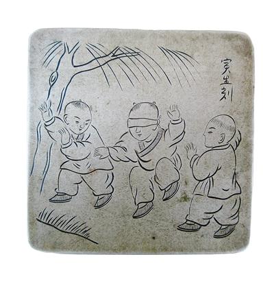 寅生刻铜墨盒价格