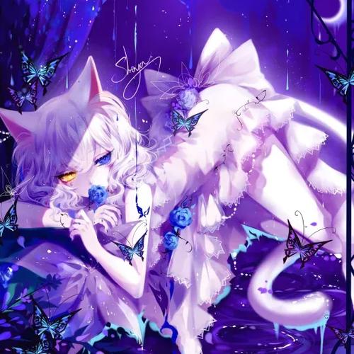 猫女头像动漫可爱 霸气