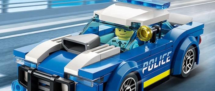 拼装乐高小警车
