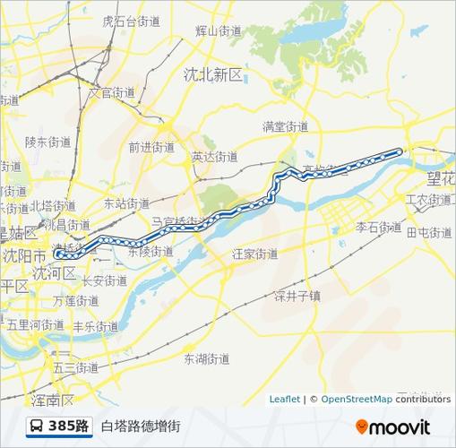 沈阳385路公交车路线图游戏截图