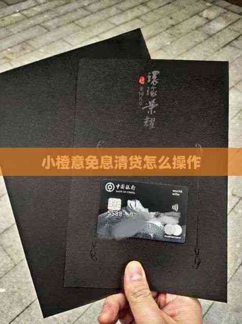 小橙意借款的入口截图