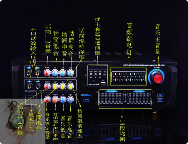 家庭功放混响怎么调