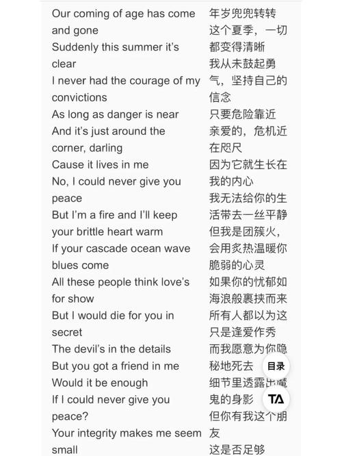 rightnanana歌词翻译