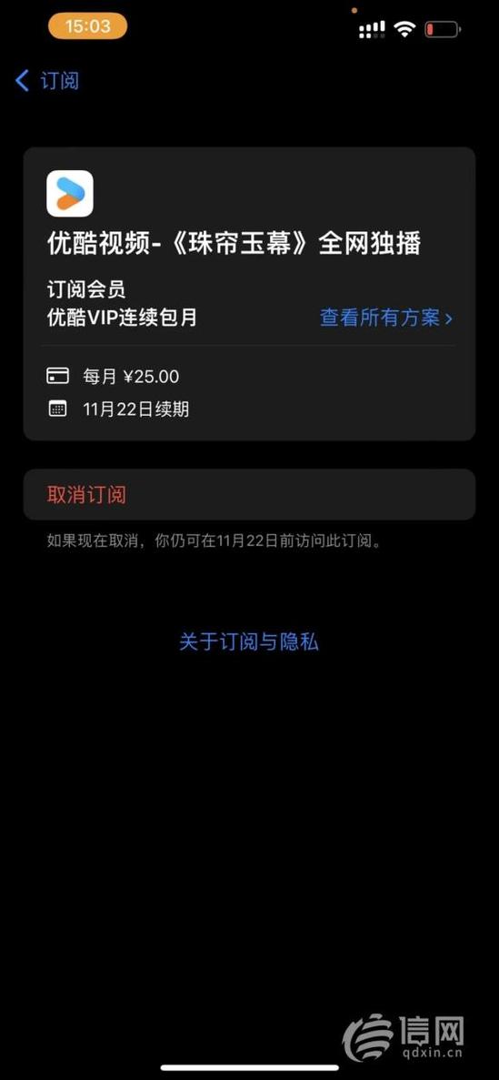 优酷扣费了怎么申请退款截图
