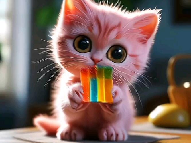 qq表情包中说好的小粉猫是什么