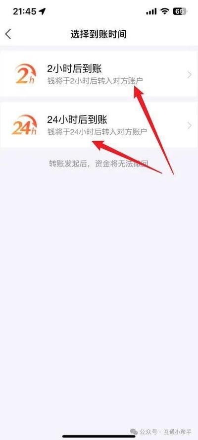 支付宝转账可以延迟到账吗截图
