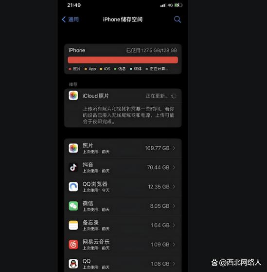 128g可以录4k多久
