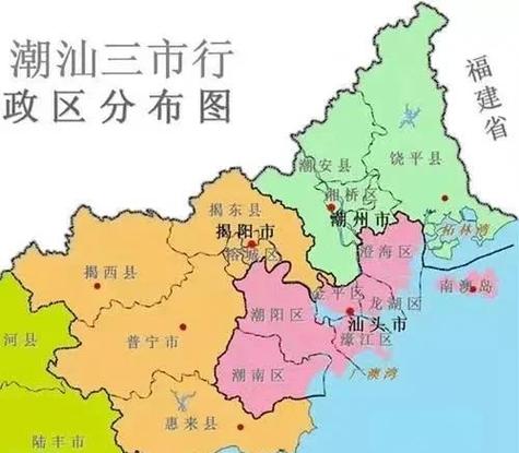 汕头市区详细地图