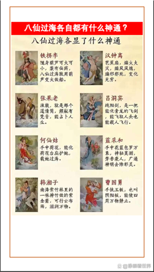 八仙过海是那个朝代的故事缩略图