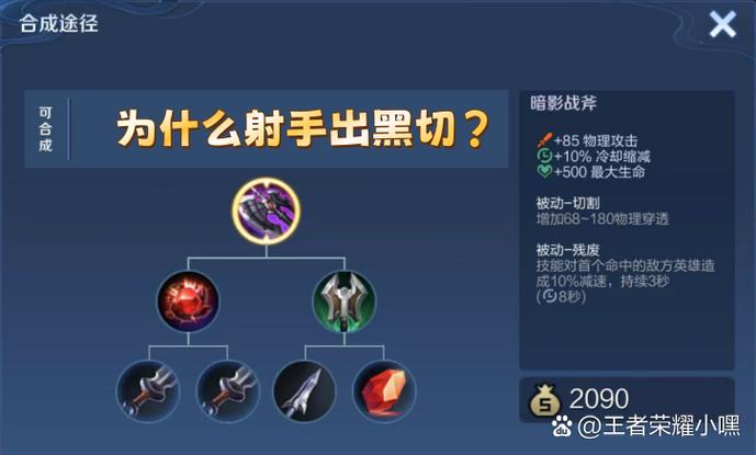 射手出黑切有用吗
