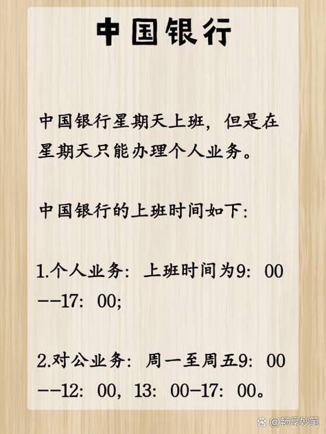 中国银行周日上班时间图标