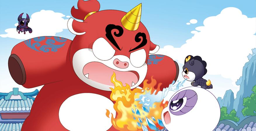 朱雀青龙五神兽动画片截图