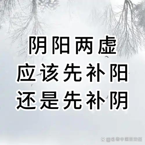 阴阳两虚先补阴还是先补阳