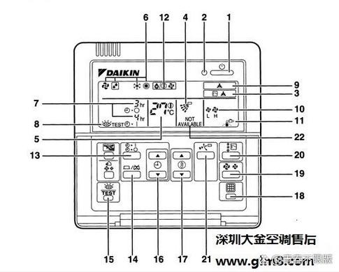 大金空调制冷模式设置