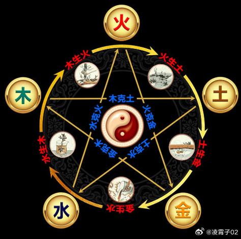 水火土金木相生相克截图