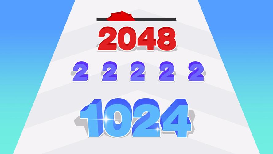 数字跑酷2048