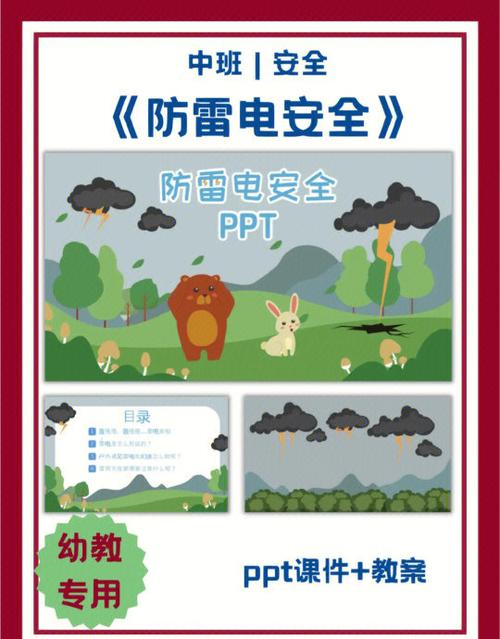 防雷电儿歌四句