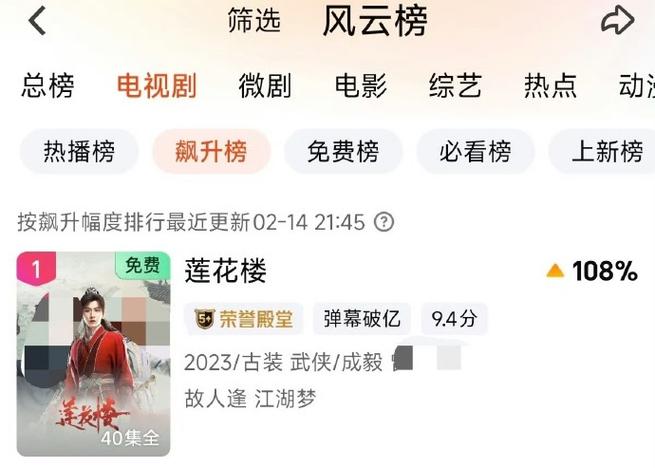 莲花楼什么软件能看