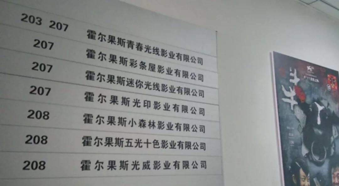 霍尔果斯影业旗下艺人
