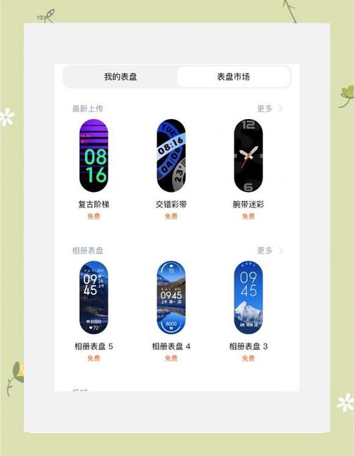 小米手环自定义表盘怎么弄缩略图