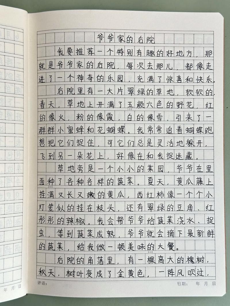 爷爷家的小院作文图标
