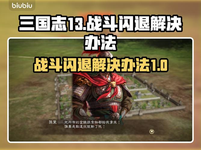 三国志13进入战场闪退截图
