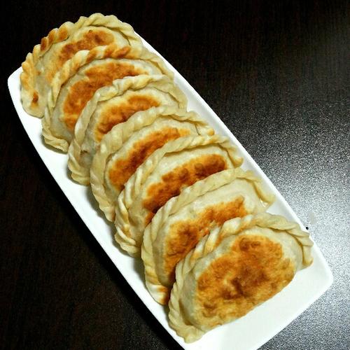 莲菜盒子的做法