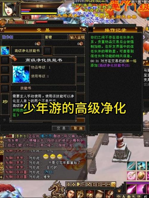 天龙八部净化和高级净化的区别