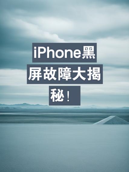 苹果前置摄像头黑屏原因图标