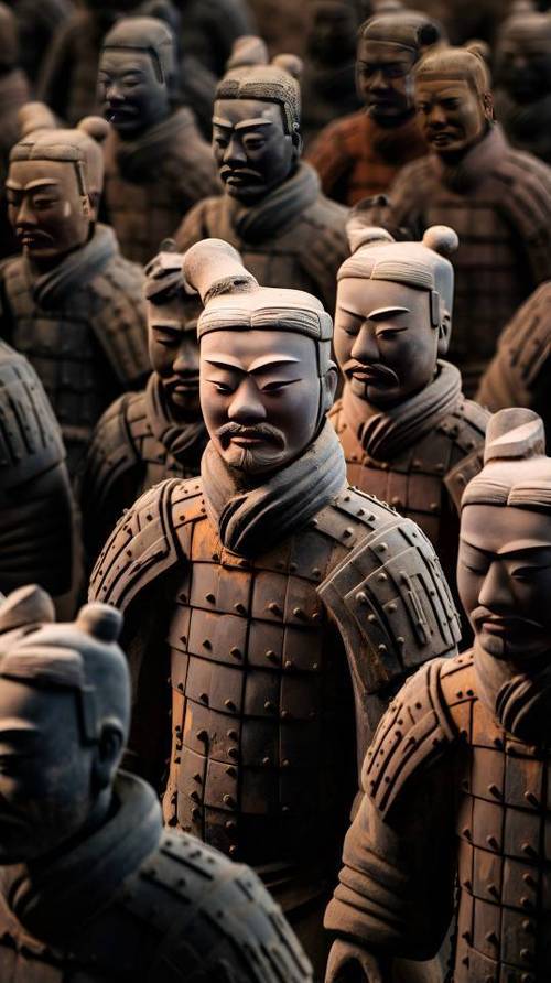秦始皇兵马俑图片大全