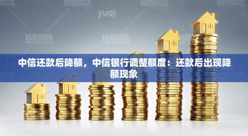 中信账单还清立马降额