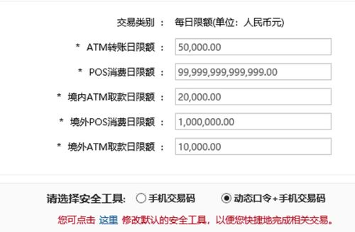 中国银行刷卡限额缩略图