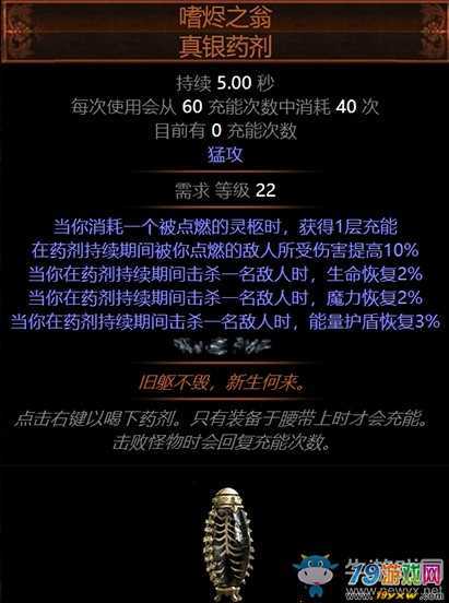 流放之路药剂效果