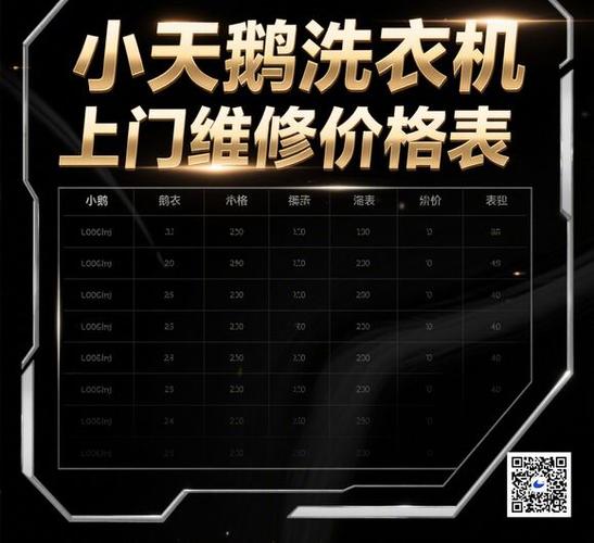 洗衣机维修价格