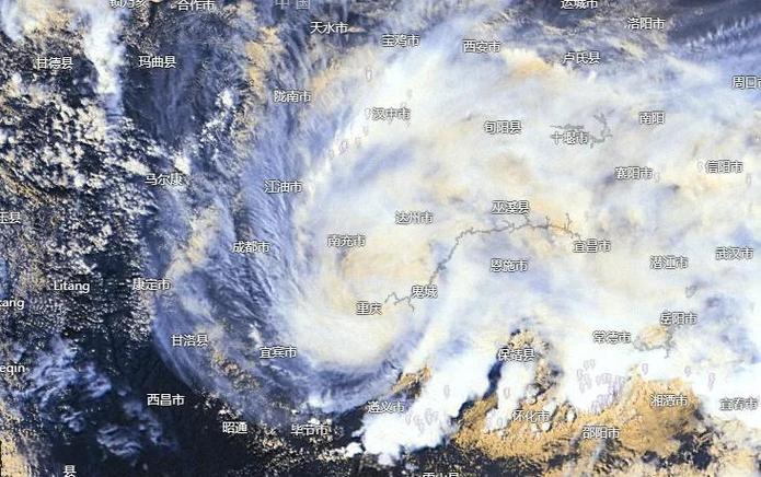天气卫星云图实时